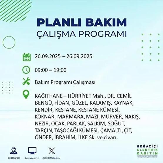 26 EYLÜL İSTANBUL ELEKTRİK KESİNTİSİ: 23 İlçede Elektrik Yok İstanbul Elektrik Kesintisi Ne Zaman Bitecek Kesintiden Hangi İlçeler Etkilenecek