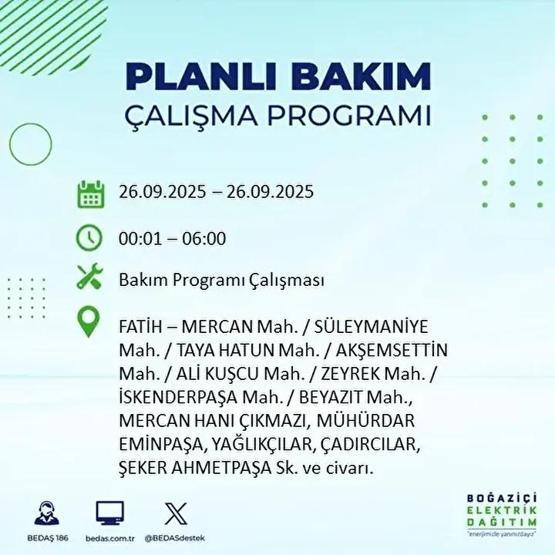 26 EYLÜL İSTANBUL ELEKTRİK KESİNTİSİ: 23 İlçede Elektrik Yok İstanbul Elektrik Kesintisi Ne Zaman Bitecek Kesintiden Hangi İlçeler Etkilenecek