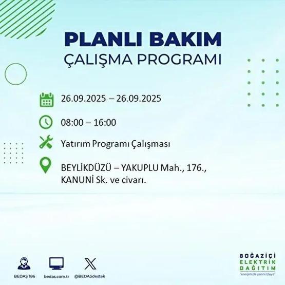 26 EYLÜL İSTANBUL ELEKTRİK KESİNTİSİ: 23 İlçede Elektrik Yok İstanbul Elektrik Kesintisi Ne Zaman Bitecek Kesintiden Hangi İlçeler Etkilenecek