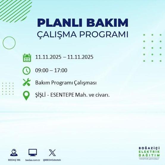 11 KASIM İSTANBUL ELEKTRİK KESİNTİSİ: BEDAŞ Duyurdu İstanbulda Büyük Elektrik Kesintisi İstanbulda Elektrikler Ne Zaman Gelecek, Hangi İlçeler Etkilenecek