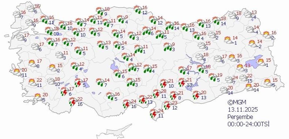 HAVA DURUMU SON DAKİKA 11 KASIM 2025 | Bugün hava nasıl olacak Meteorolojiden o iller için uyarı: İzmir, Manisa, Aydın, Antalya, Eskişehir...