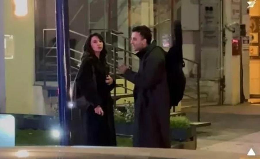 “Bıktım Artık Senden” Ünlü Çiftin Sokak Ortasındaki Hararetli Tartışması Kameralara Yansıdı