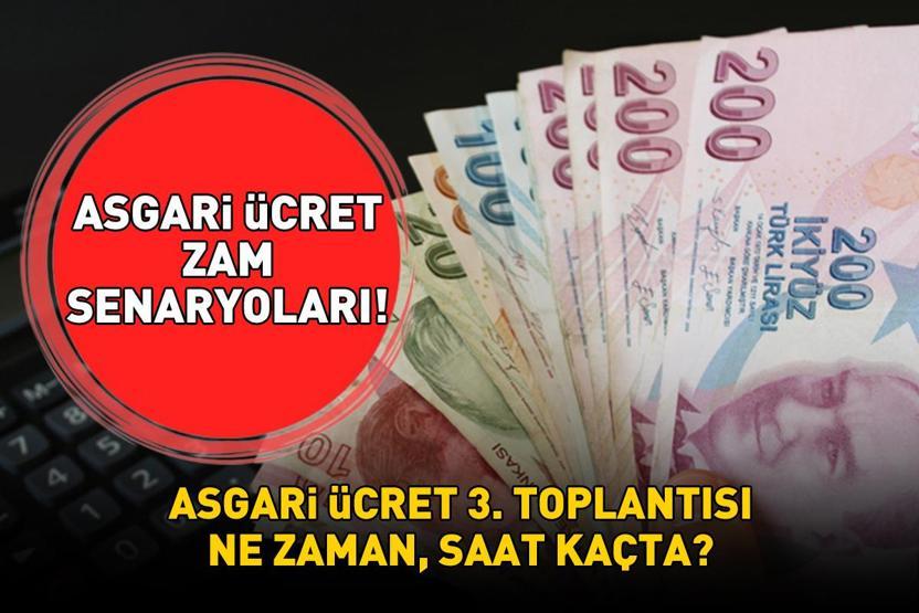 SON DAKİKA | ASGARİ ÜCRET 3. TOPLANTISININ TARİHİ VE SAATİ BELLİ OLDU | Asgari ücret 3. toplantısı ne zaman, saat kaçta 2026 asgari ücret zammı bugün açıklanır mı
