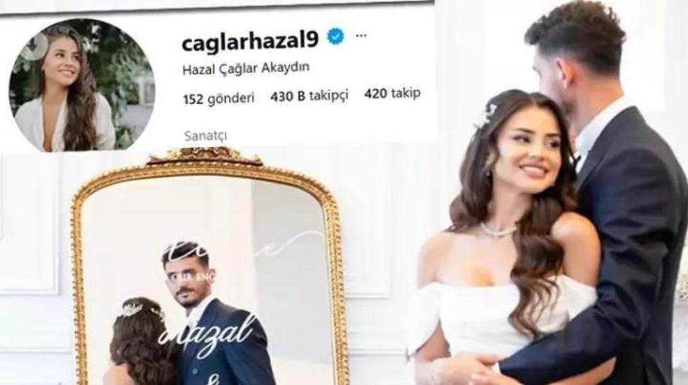 Dikkat çeken hamle Hazal Çağlar’dan sanal medyada sürpriz değişiklik