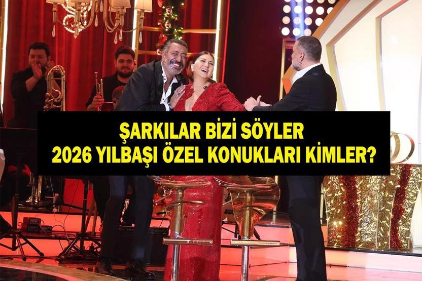ŞARKILAR BİZİ SÖYLER 2026 YILBAŞI ÖZEL KONUKLARI Şarkılar Bizi Söyler Yılbaşı Konukları Kimler, Hangi Ünlüler Var İşte Sibel Can, Hakan Altun ve Hüsnü Şenlendiriciden Müzik Ziyafeti...