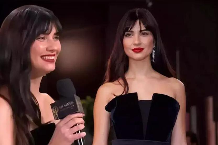 Tuba Büyüküstün Joy Awards’ta sunucuya verdiği cevapla gündem oldu