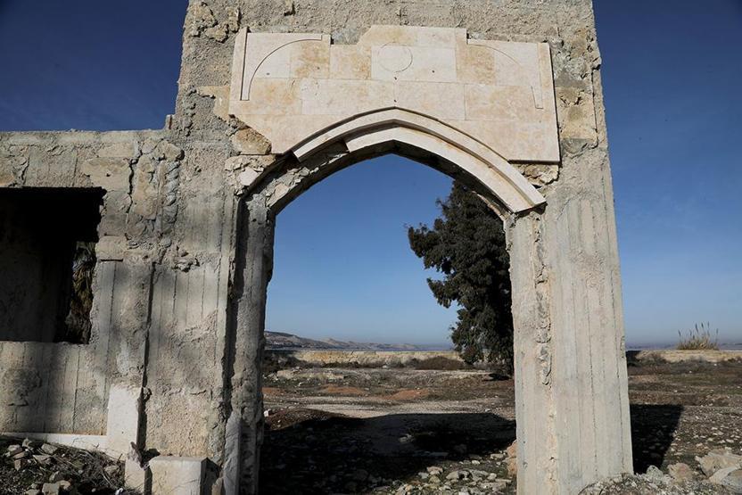 Terörden arındırılan Süleyman Şah Türbesi bölgesi havadan görüntülendi