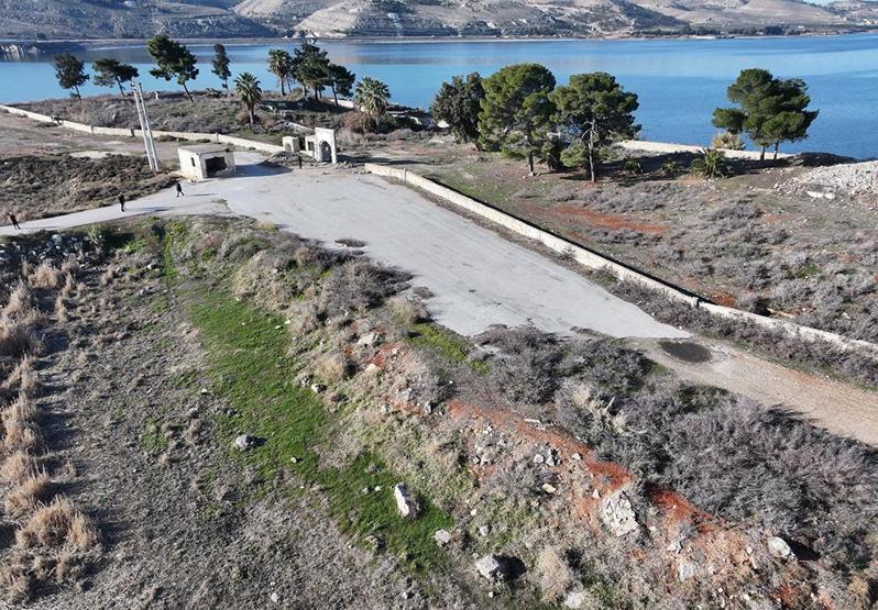Terörden arındırılan Süleyman Şah Türbesi bölgesi havadan görüntülendi