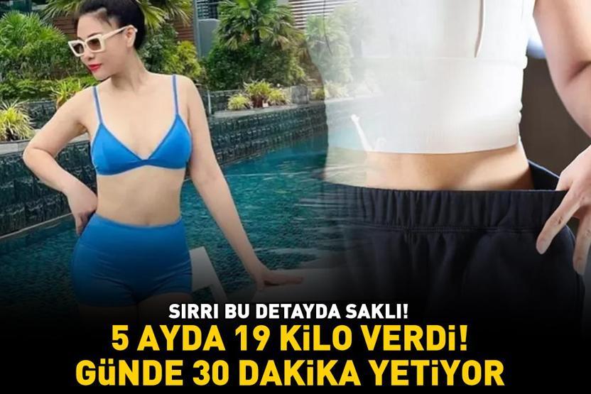 5 AYDA TAM 19 KİLO VERDİ Zayıflama sırrı bu detayda saklı Günde 30 dakika yetiyor