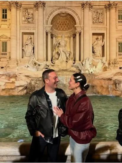 Oğuzhan Koç ve Hazal Subaşı’ndan Roma’da Romantik Kutlama