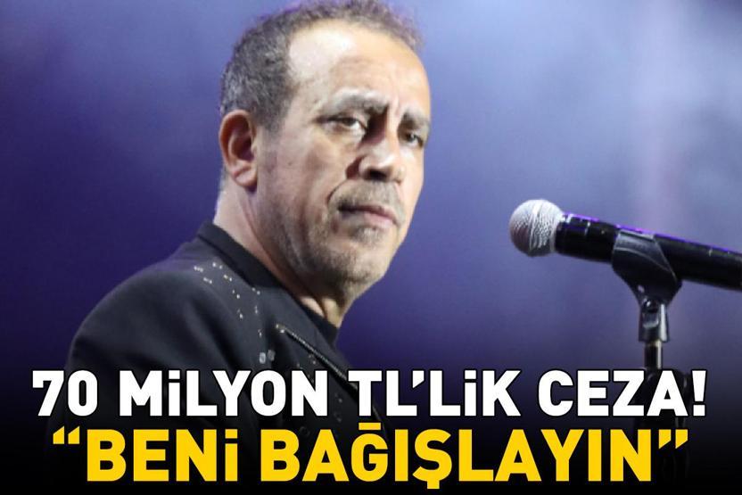 Haluk Levente 70 milyon TLlik ceza Ünlü şarkıcıdan flaş paylaşım: Beni bağışlayın