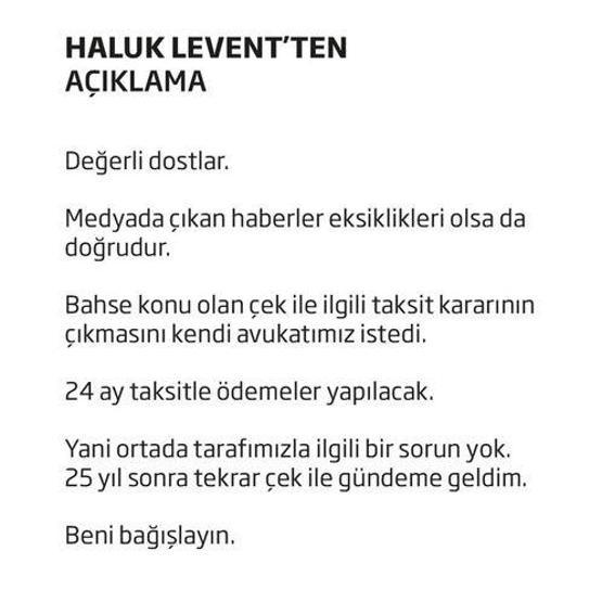 Haluk Levente 70 milyon TLlik ceza Ünlü şarkıcıdan flaş paylaşım: Beni bağışlayın