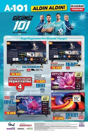 A101 25 Haziran Aktüel Kataloğu: Bu Hafta A101de Neler İndirimde Elektrikli Araçlardan Klimaya, Televizyondan Mutfak Eşyalarına, Oyuncaklara...