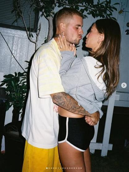 Ayrıldılar, ayrılacaklar deniyordu… Hailey Bieber’dan aşk dolu paylaşım: “Bebeğimin babası çok yakışıklı”
