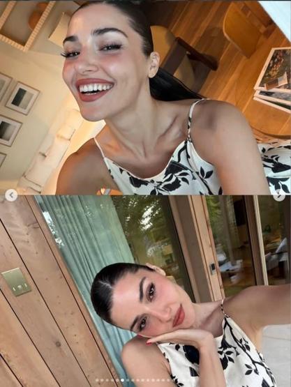 Hande Erçel Paris’te geceye damga vurdu Şıklığı ve cesur tarzı dikkat çekti