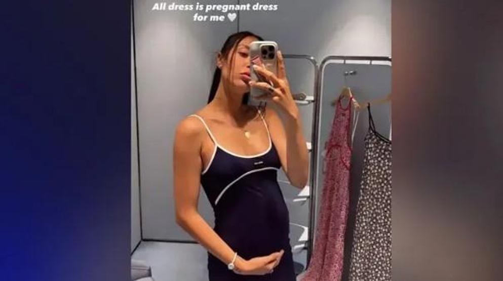 Özlem Ada Şahin’den karnı burnunda yeni poz Üçüncü bebek heyecanı büyüyor
