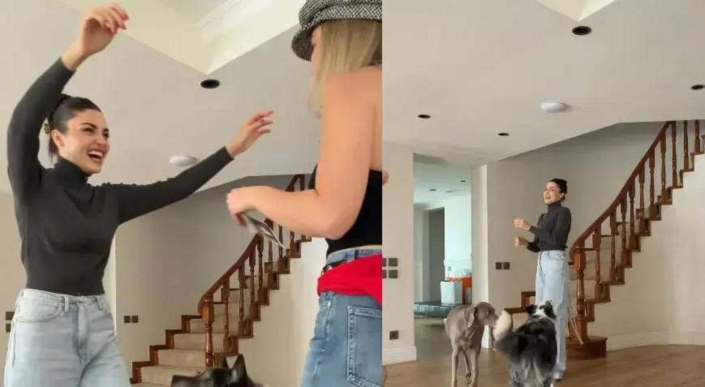 Hande Erçeli Mutluluktan Havalara Uçuran Bebek Haberi Sanal Medya O Anlara Kilitlendi