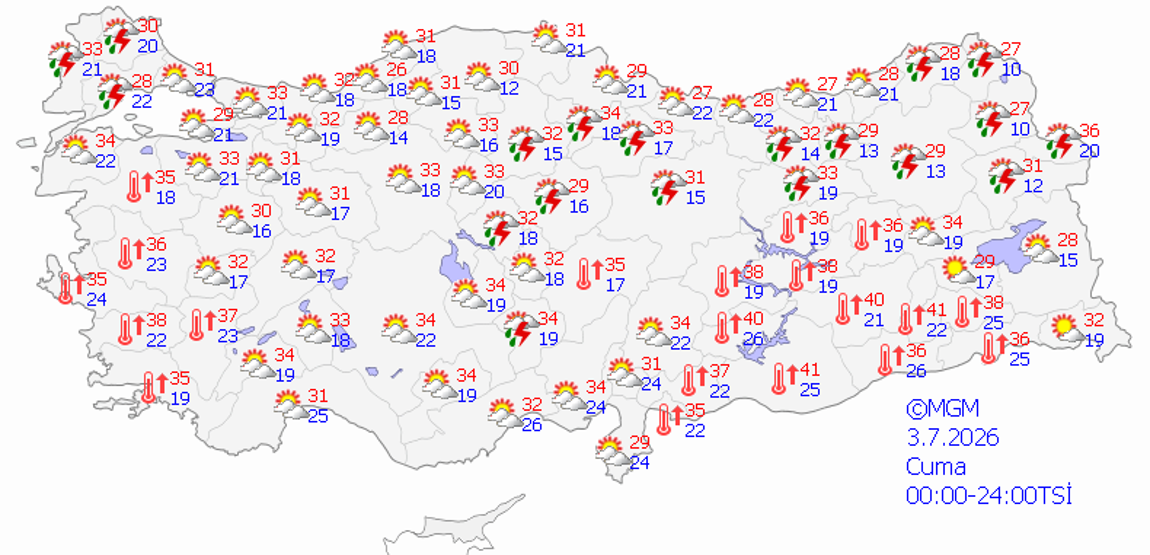 3 TEMMUZ HAVA DURUMU: Bugün Hava Nasıl Olacak Sağanak İçin Tarih Duyuruldu