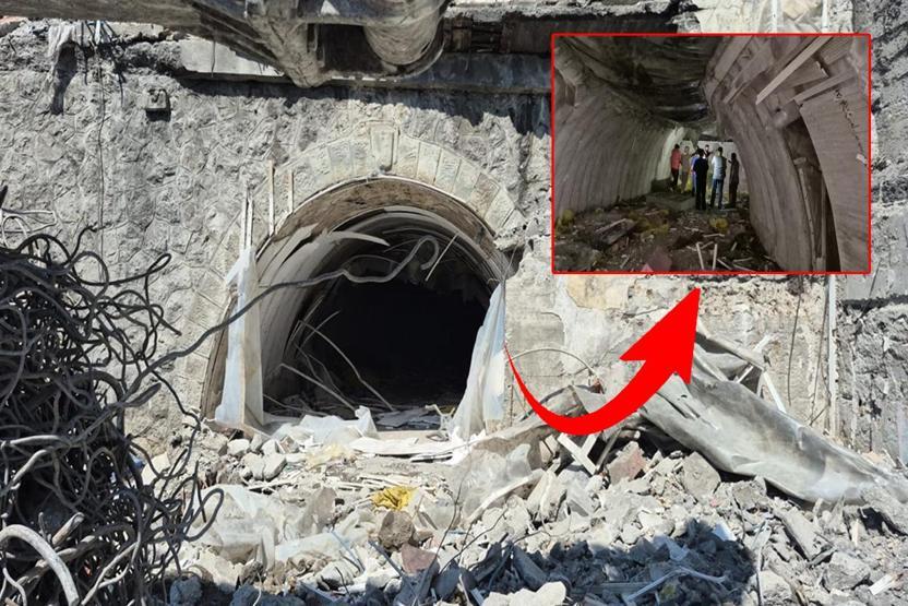 83 yıllık sır gün yüzüne çıktı İş hanının altında 2nci Dünya Savaşından kalma sığınak bulundu