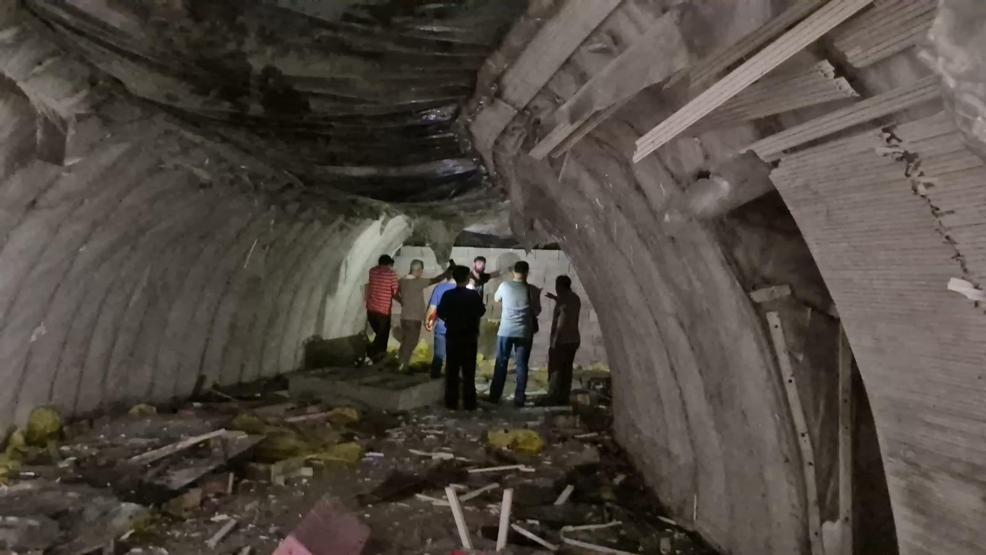 83 yıllık sır gün yüzüne çıktı İş hanının altında 2nci Dünya Savaşından kalma sığınak bulundu