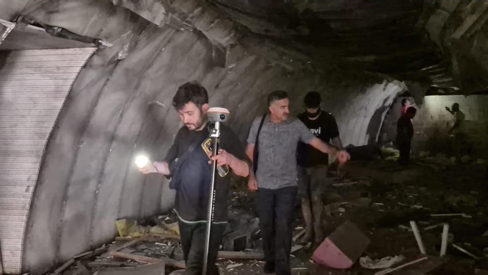 83 yıllık sır gün yüzüne çıktı İş hanının altında 2nci Dünya Savaşından kalma sığınak bulundu