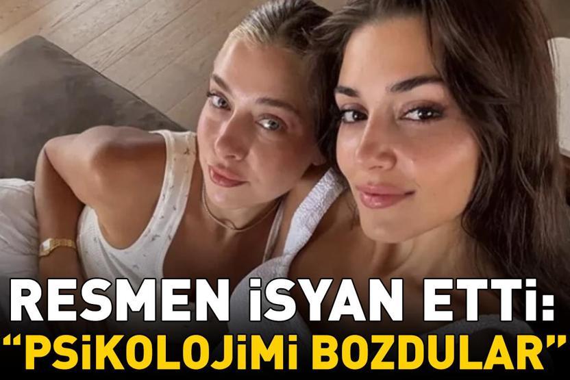 Hande Erçelin ablası Gamze Erçel isyan etti: Psikolojimi bozdular