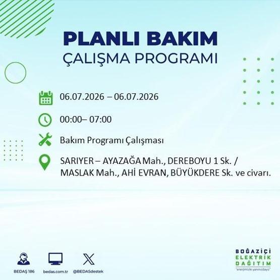 İSTANBUL ELEKTRİK KESİNTİSİ 6 TEMMUZ: İstanbul Elektrik Kesintisi Kaç Saat Sürecek 19 İlçede Uzun Süren Kesinti Yaşanacak