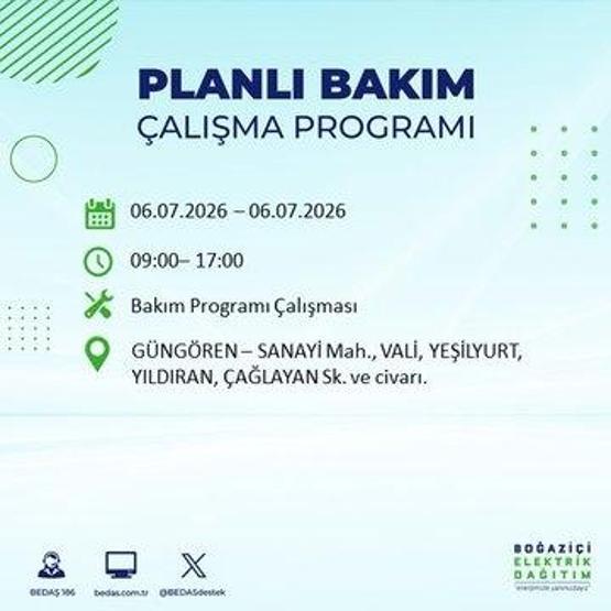 İSTANBUL ELEKTRİK KESİNTİSİ 6 TEMMUZ: İstanbul Elektrik Kesintisi Kaç Saat Sürecek 19 İlçede Uzun Süren Kesinti Yaşanacak