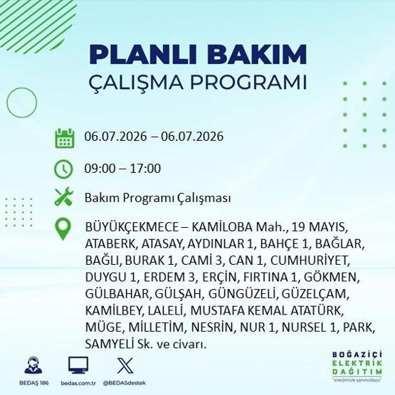 İSTANBUL ELEKTRİK KESİNTİSİ 6 TEMMUZ: İstanbul Elektrik Kesintisi Kaç Saat Sürecek 19 İlçede Uzun Süren Kesinti Yaşanacak