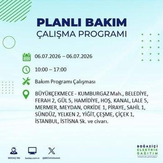 İSTANBUL ELEKTRİK KESİNTİSİ 6 TEMMUZ: İstanbul Elektrik Kesintisi Kaç Saat Sürecek 19 İlçede Uzun Süren Kesinti Yaşanacak