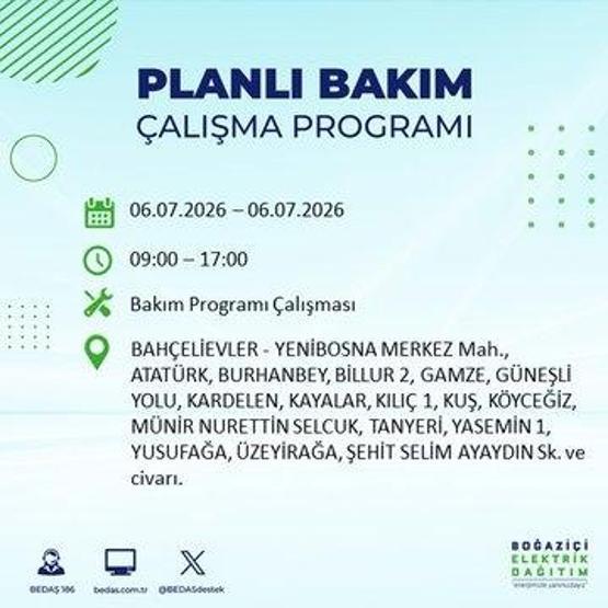 İSTANBUL ELEKTRİK KESİNTİSİ 6 TEMMUZ: İstanbul Elektrik Kesintisi Kaç Saat Sürecek 19 İlçede Uzun Süren Kesinti Yaşanacak