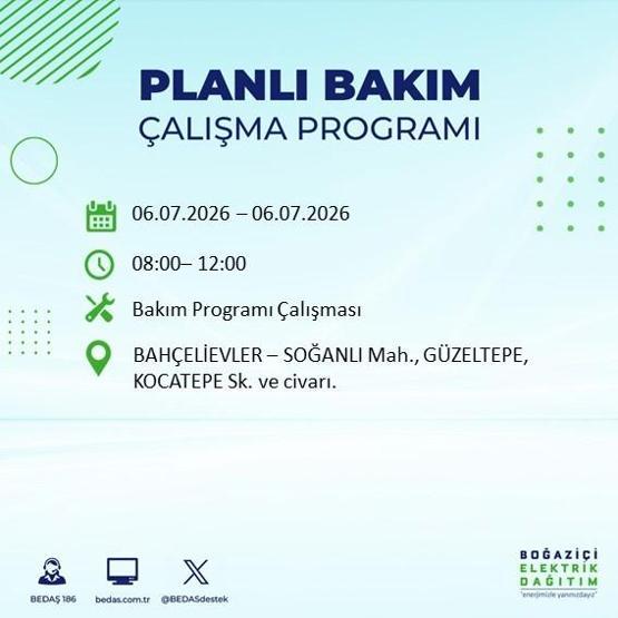 İSTANBUL ELEKTRİK KESİNTİSİ 6 TEMMUZ: İstanbul Elektrik Kesintisi Kaç Saat Sürecek 19 İlçede Uzun Süren Kesinti Yaşanacak