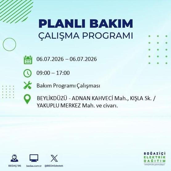 İSTANBUL ELEKTRİK KESİNTİSİ 6 TEMMUZ: İstanbul Elektrik Kesintisi Kaç Saat Sürecek 19 İlçede Uzun Süren Kesinti Yaşanacak