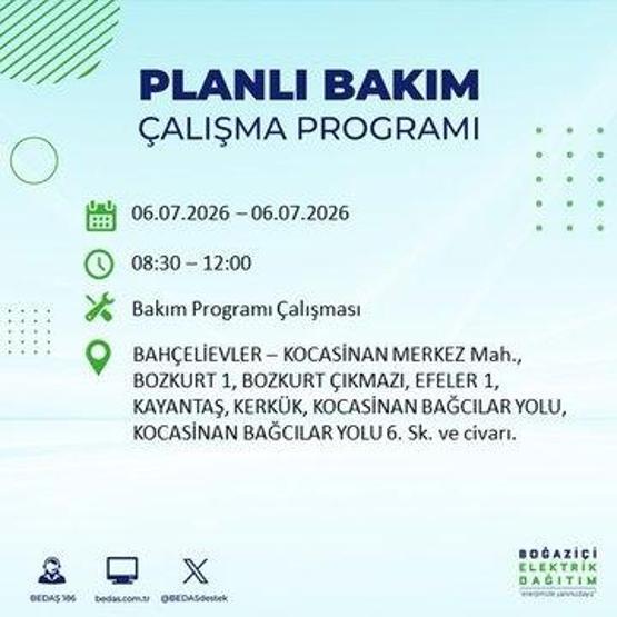 İSTANBUL ELEKTRİK KESİNTİSİ 6 TEMMUZ: İstanbul Elektrik Kesintisi Kaç Saat Sürecek 19 İlçede Uzun Süren Kesinti Yaşanacak
