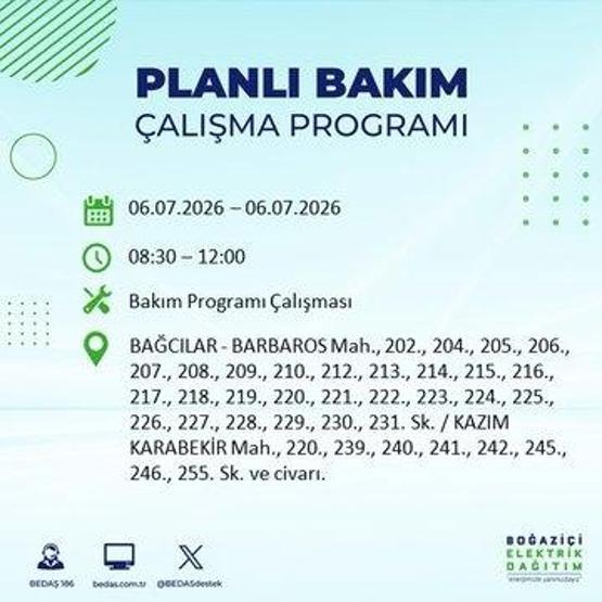 İSTANBUL ELEKTRİK KESİNTİSİ 6 TEMMUZ: İstanbul Elektrik Kesintisi Kaç Saat Sürecek 19 İlçede Uzun Süren Kesinti Yaşanacak