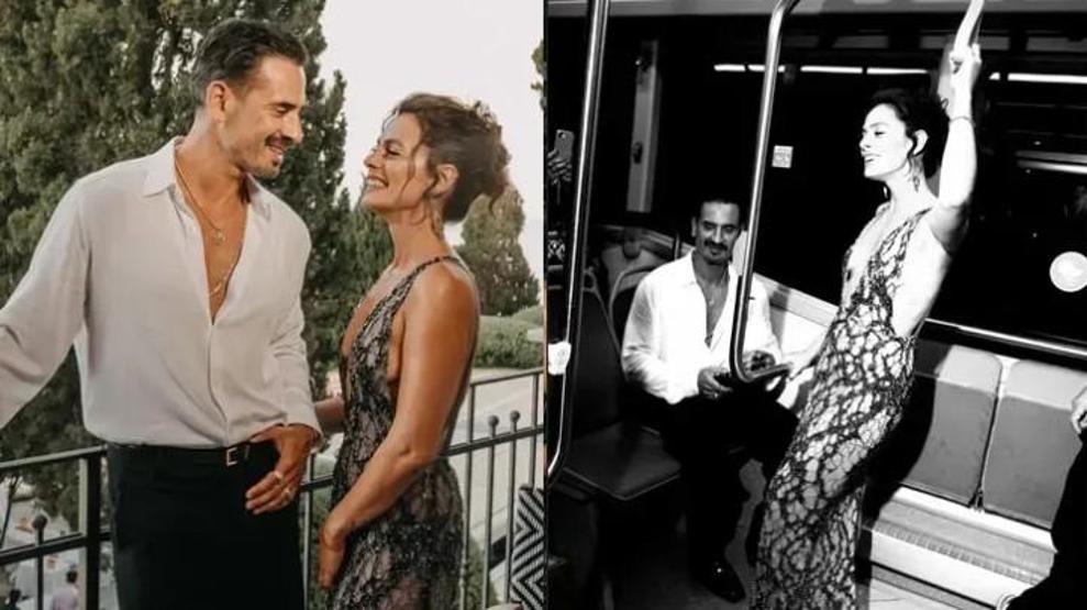 Özge Özpirinçci İtalya’da hem aşkını hem elbisesini yeniledi