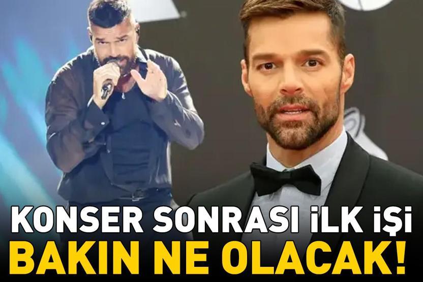 Ricky Martin, İstanbulda fırtına gibi esecek Konserden sonra ilk işi bakın ne olacak