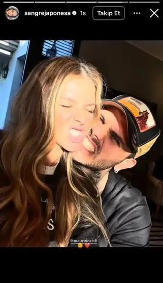 ÖPMELERE DOYAMADI Mauro Icardi ile China Suarez aşka geldi