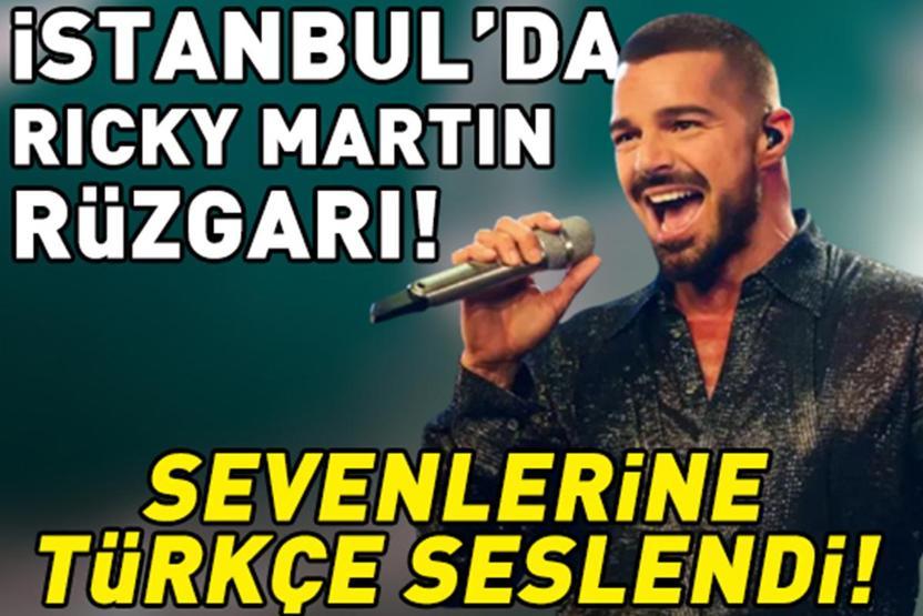 İstanbulda Ricky Martin Rüzgarı Konserdeki Enerjisi İle Büyüledi Binlerce Kişi Aynı Anda Eşlik Etti