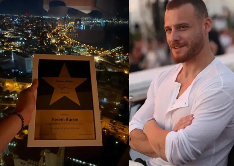 Kerem Bürsin Kariyerinde Bir İlk Yaşadı Dünyaca Ünlü Yıldızlarla Aynı Listede: Şöhret Yoluna Yıldızı Eklendi....