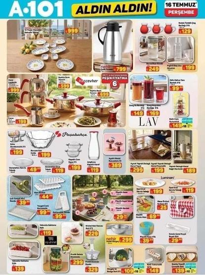 A101 KATALOG 16 TEMMUZ 2026: A101 Aldın Aldın afişinde yeni indirimler neler A101 broşürü ile elektrikli araç, overlok makinesi, derin dondurucu, akıllı kamera, gölgelikli salıncak...