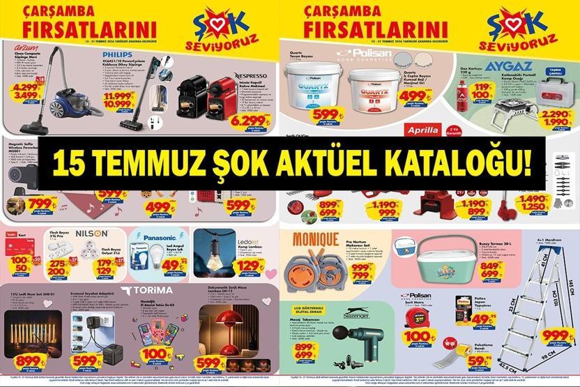 15 TEMMUZ ŞOK AKTÜEL KATALOĞU YAYINLANDI ŞOKta Bu Hafta Neler Var ŞOK Aktüel 15-21 Temmuz 2026 Kataloğunda Teknoloji ve Ev Ürünlerinde Büyük Fırsat