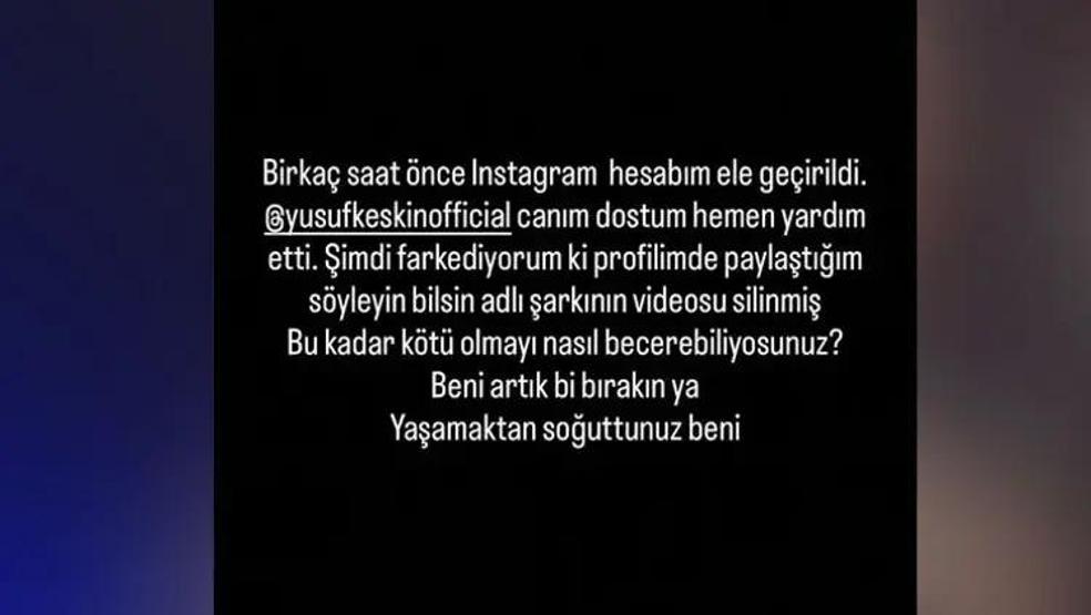 Tuğçe Tayfuru Çıldırtan Olay Yaşamaktan Soğuttunuz Beni