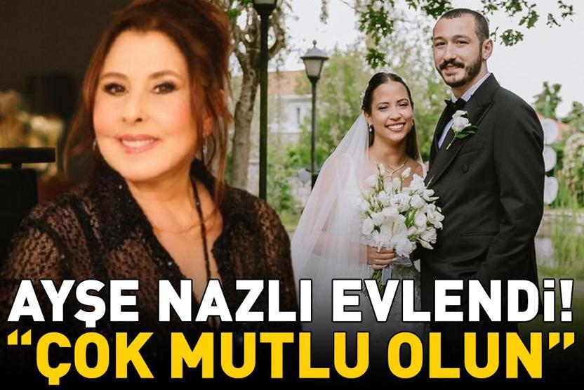 SADE GELİNLİĞİ VE DURU GÜZELLİĞİYLE GÖZ KAMAŞTIRDI Nilüferin kızı Ayşe Nazlı Yumlu ile Batuhan Yağlıoğlu evlendi