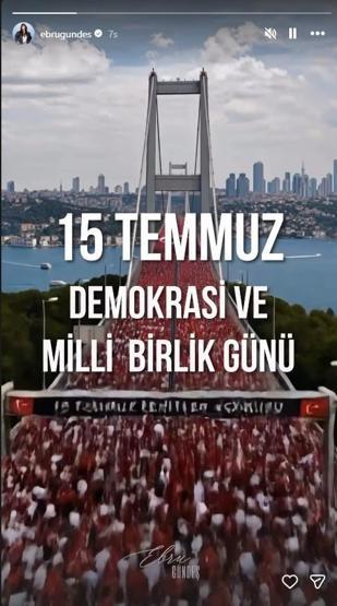 ÜNLÜLERDEN 15 TEMMUZ MESAJLARI Tüm şehitlerimizi saygı, rahmet ve minnetle anıyoruz