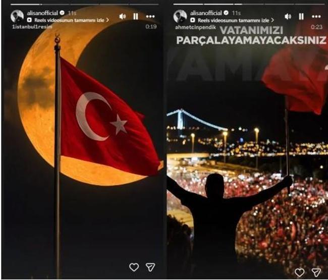 ÜNLÜLERDEN 15 TEMMUZ MESAJLARI Tüm şehitlerimizi saygı, rahmet ve minnetle anıyoruz