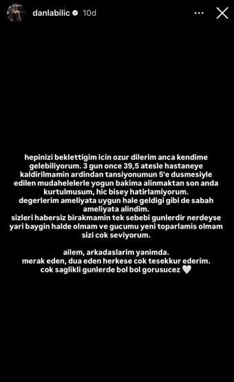 Danla Bilicin sağlık durumu nasıl 7. kez ameliyat oldu Ünlü fenomenden ilk açıklama...