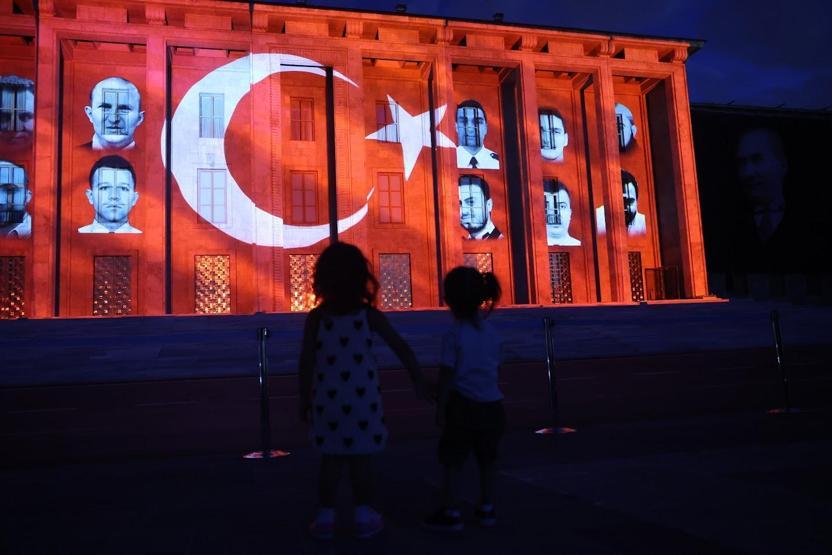 15 Temmuz Destanı TBMM duvarlarında yeniden canlandı