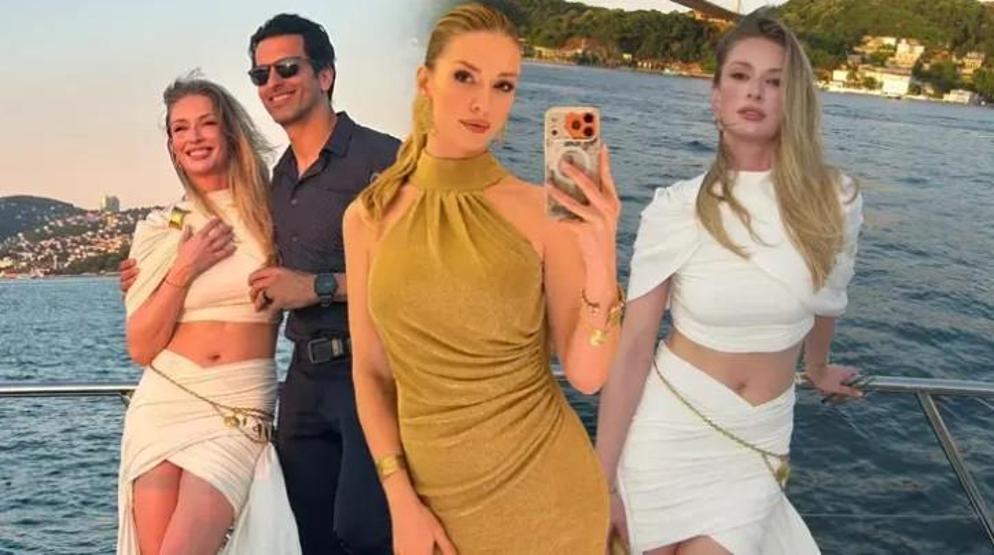 Yasemin Kay Allen ile Erdal Kaya’dan Boğaz’da romantik poz