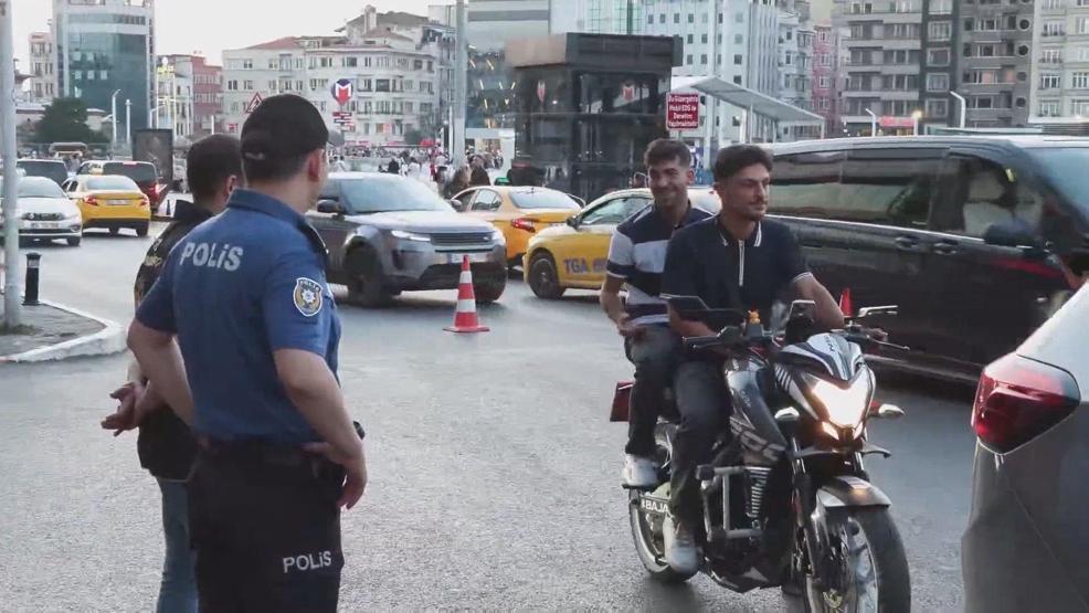 Taksimde helikopter destekli Huzur İstanbul denetimi